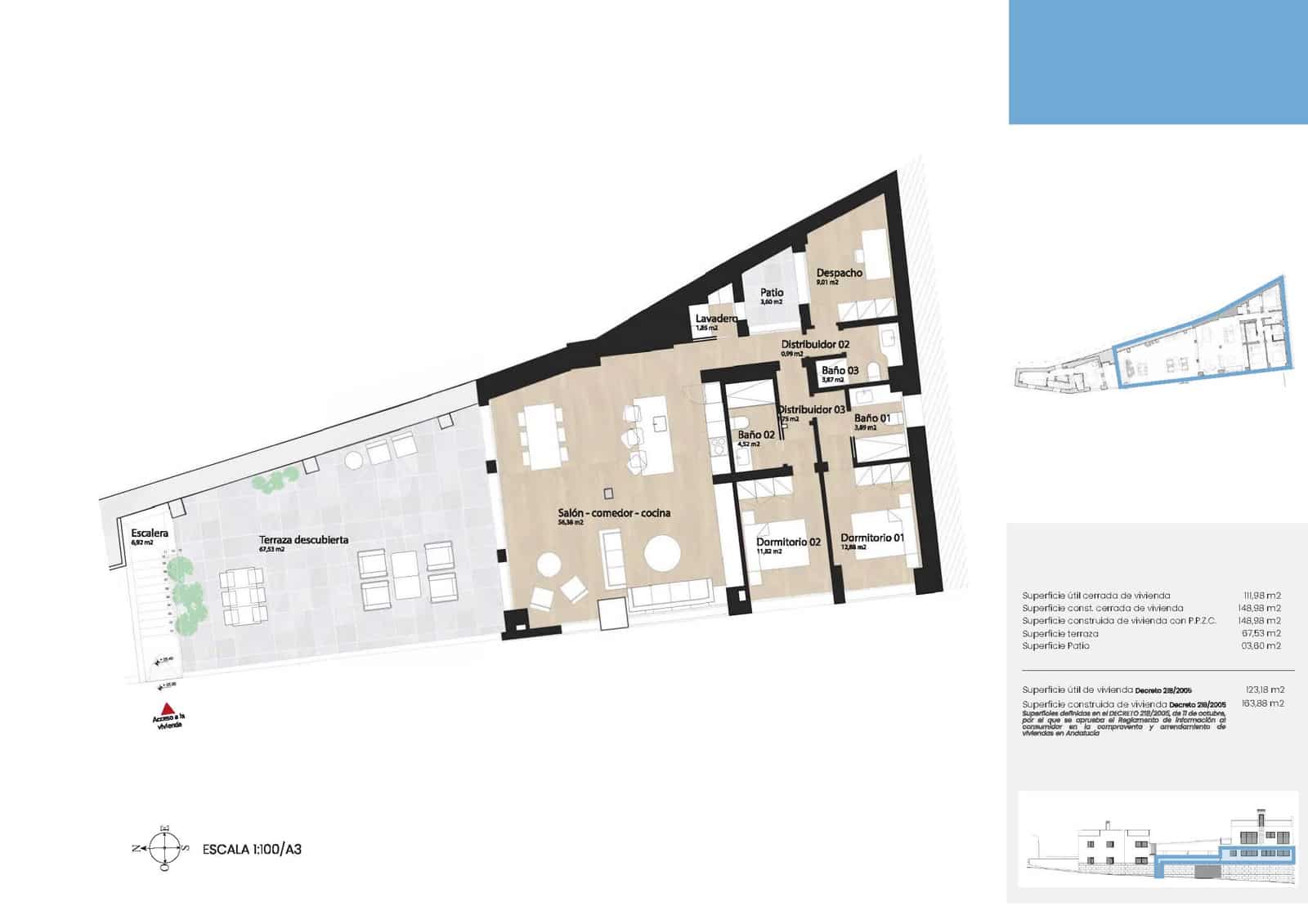3 soveværelse Lejlighed til salg i Malaga by - € 1.190.000 (Ref: 9330862)