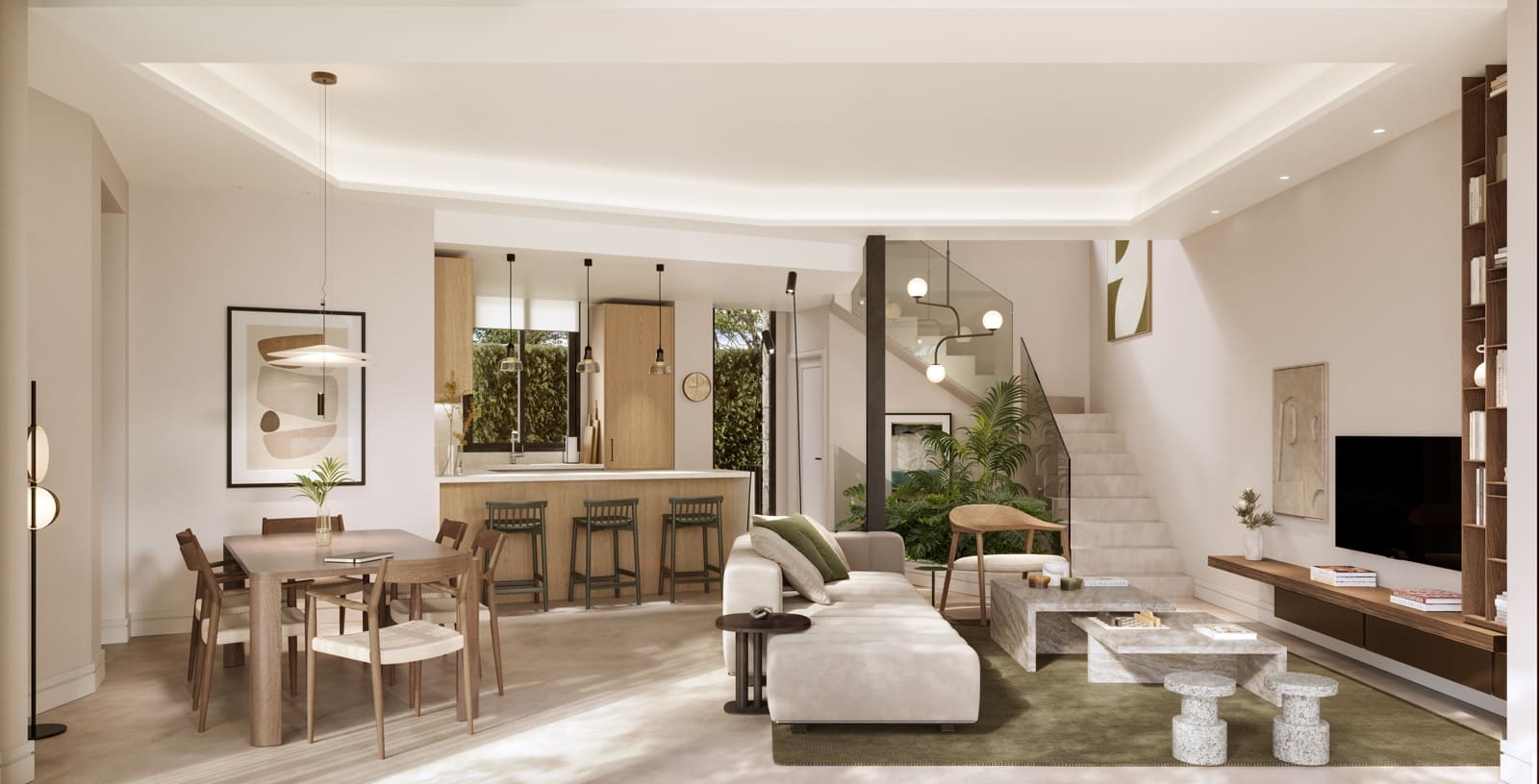 3 chambre Villa/Maison Semi-Mitoyenne à vendre à Malaga ville avec piscine - 1 470 000 € (Ref: 9349420)