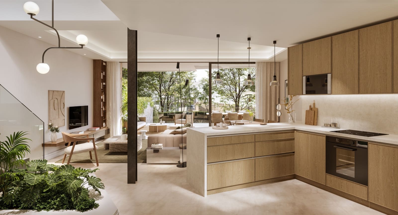 3 chambre Villa/Maison Semi-Mitoyenne à vendre à Malaga ville avec piscine - 1 470 000 € (Ref: 9349420)