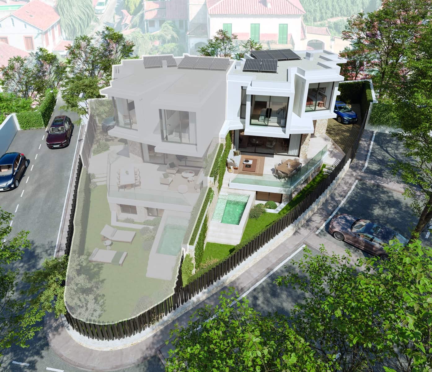 3 chambre Villa/Maison Semi-Mitoyenne à vendre à Malaga ville avec piscine - 1 470 000 € (Ref: 9349420)