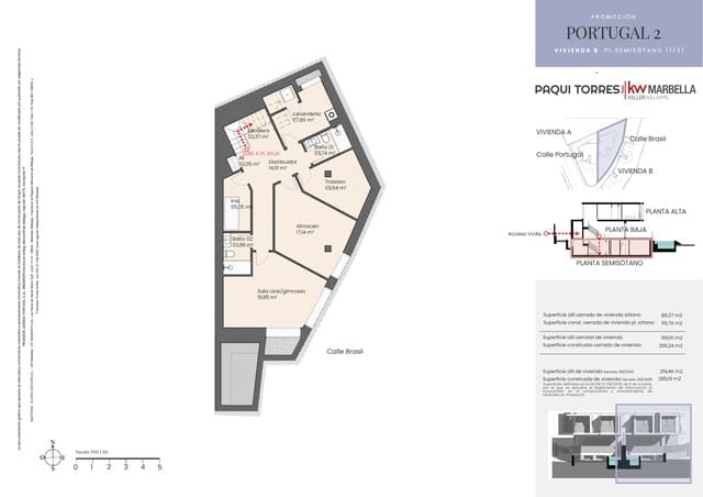 3 makuuhuone Paritalo myytävänä paikassa Pedregalejo, Málaga kaupunki mukana uima-altaan - 1 470 000 € (Ref: 9349420)