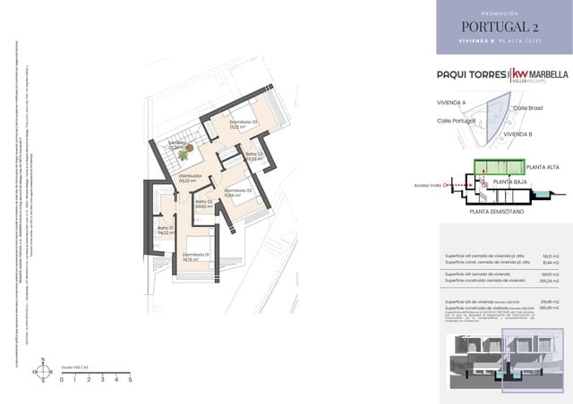 3 makuuhuone Paritalo myytävänä paikassa Pedregalejo, Málaga kaupunki mukana uima-altaan - 1 470 000 € (Ref: 9349420)