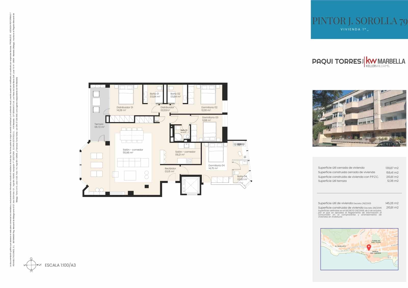4 soveværelse Lejlighed til salg i Malaga by - € 1.175.000 (Ref: 9375248)
