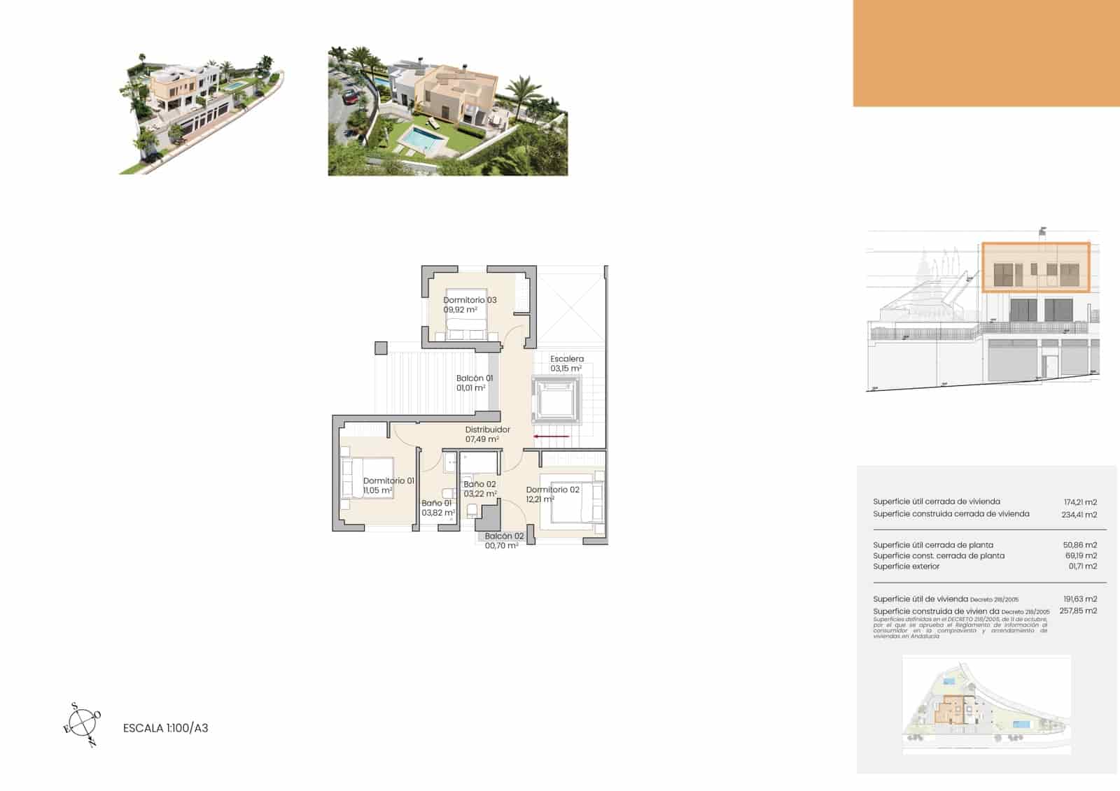 3 soverom Villa til salgs i Malaga by med svømmebasseng - € 1 650 000 (Ref: 9396251)