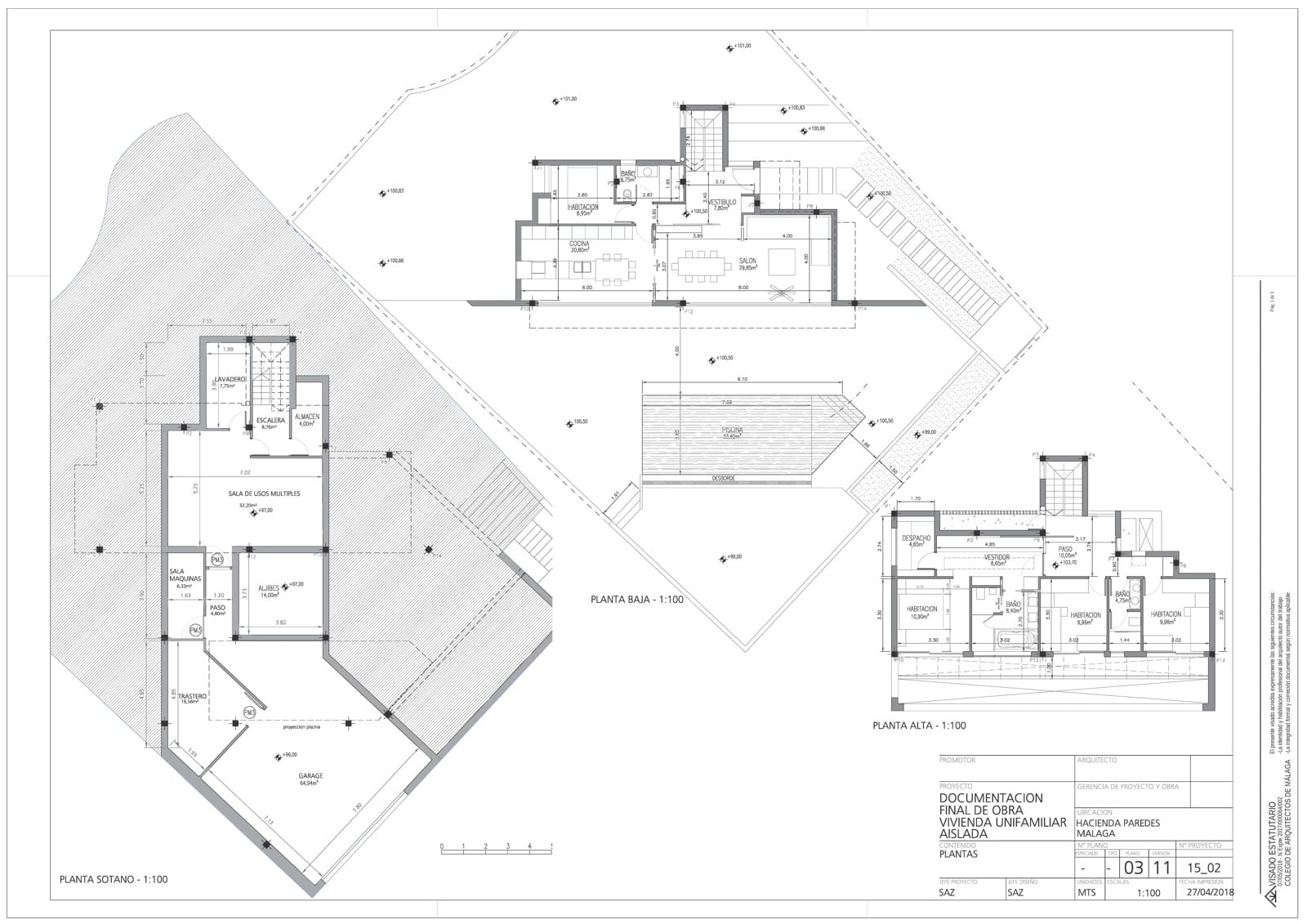 6 camera da letto Villa in vendita in Malaga citta con piscina garage - 1.870.000 € (Rif: 9422306)