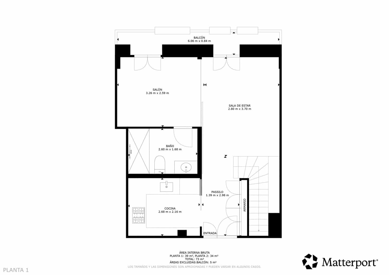 1 soveværelse Lejlighed til salg i Malaga by - € 595.000 (Ref: 9452314)