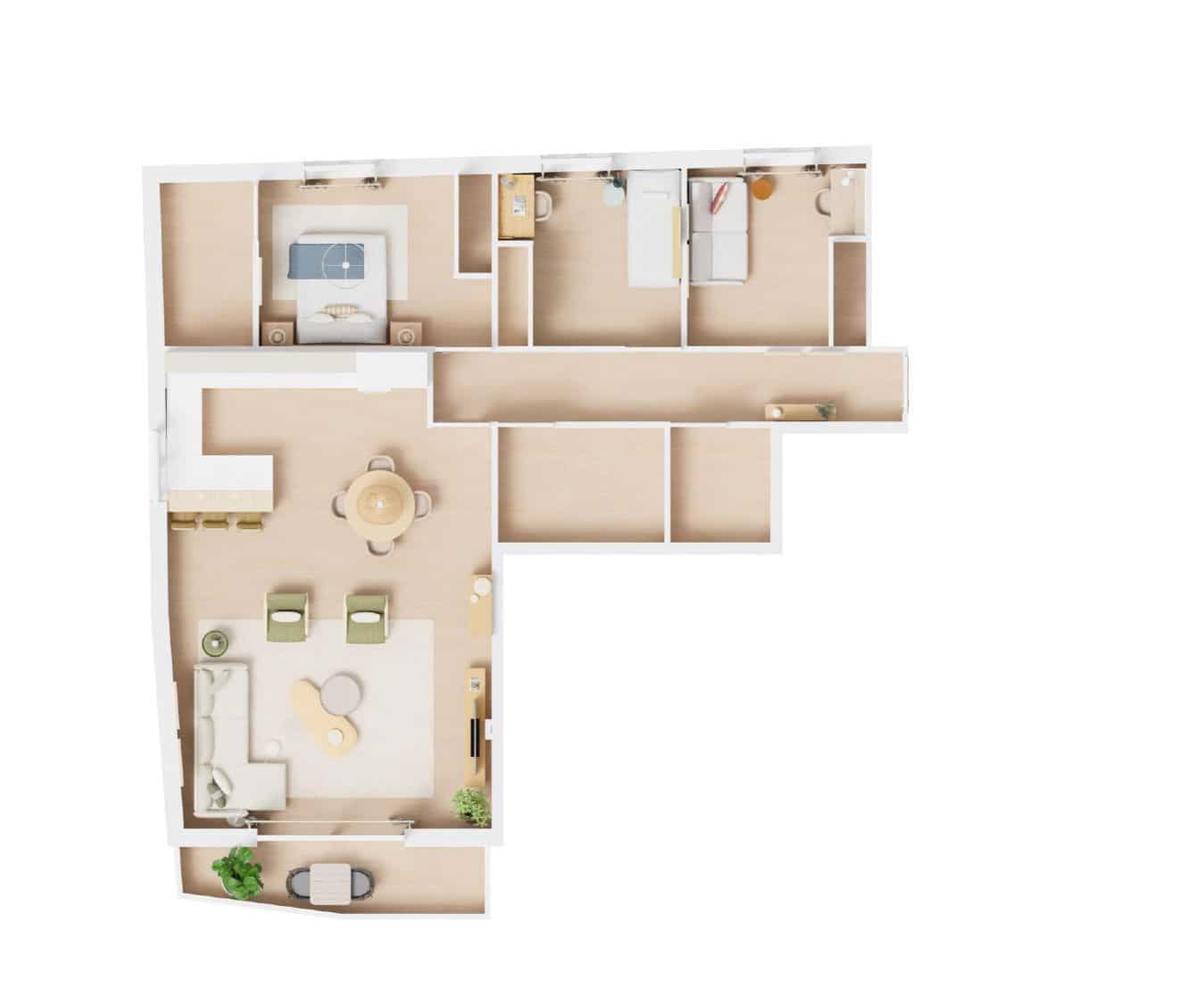 3 Zimmer Apartment zu verkaufen in Ojen mit Garage - 339.000 € (Ref: 9732430)