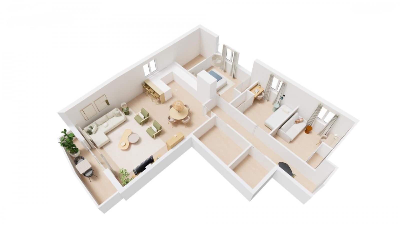 3 Zimmer Apartment zu verkaufen in Ojen mit Garage - 339.000 € (Ref: 9732430)