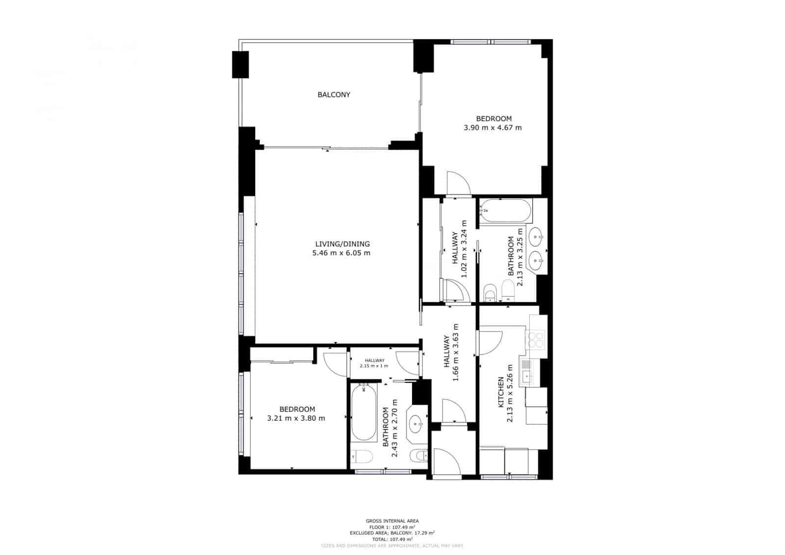 Apartamento de 2 habitaciones en Marbella en venta con piscina - 1.260.000 € (Ref: 9868830)