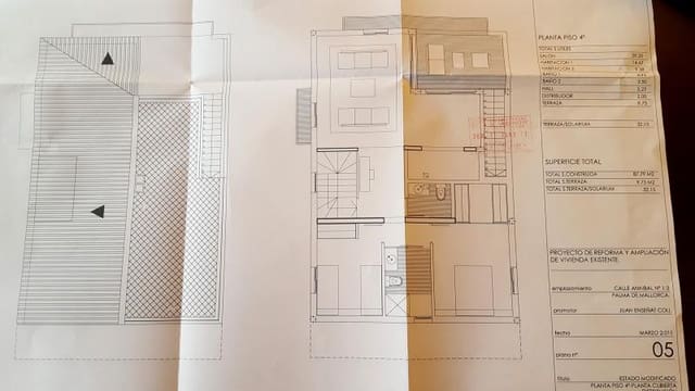 3 quarto Apartamento para venda em Santa Catalina, Palma de Mallorca - 950 000 € (Ref: 3155142)