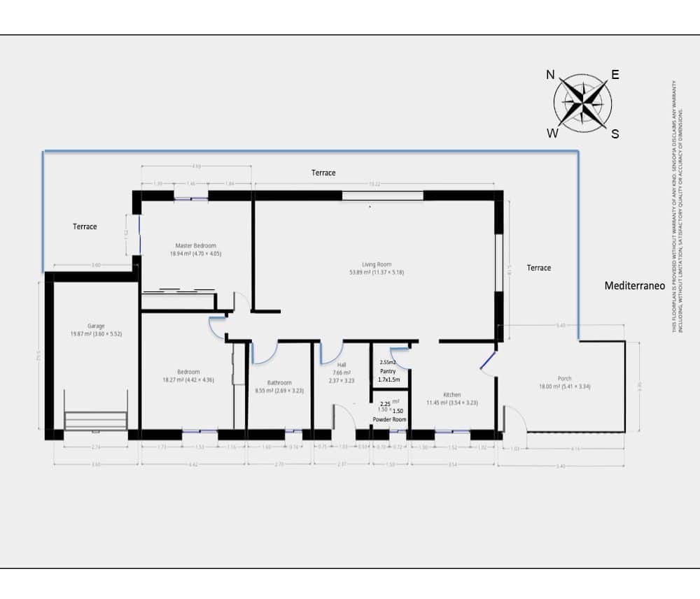 2 makuuhuone Huvila myytävänä paikassa Cotobro mukana 
autotalli - 570 000 € (Ref: 9461859)