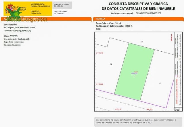 Building Plot for sale in Carretera de la Sierra, Granada city - € 844,000 (Ref: 8822507)