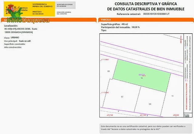 Building Plot for sale in Carretera de la Sierra, Granada city - € 844,000 (Ref: 8822507)