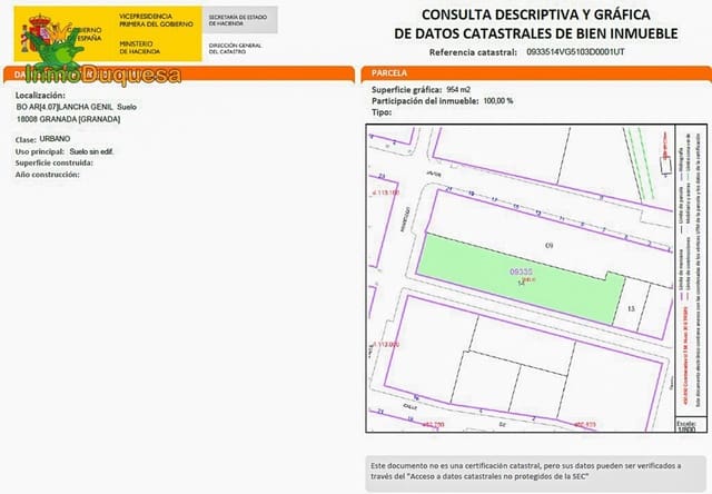 Building Plot for sale in Carretera de la Sierra, Granada city - € 844,000 (Ref: 8822507)