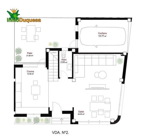 3 soveværelse Rækkehus til salg i Huétor Vega med garage - € 289.000 (Ref: 8836744)