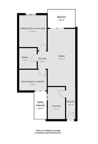 2 Zimmer Wohnung zu verkaufen in Churriana de la Vega mit Garage - 180.000 € (Ref: 9065366)