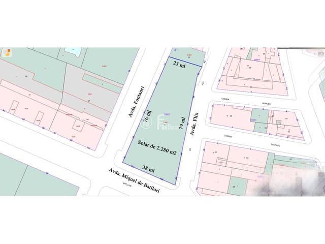 Tontti myytävänä paikassa Lleida kaupunki - 1 500 000 € (Ref: 9443685)