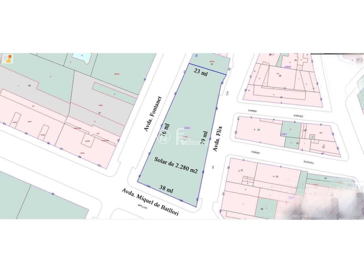 Tontti myytävänä paikassa Lleida kaupunki - 1 500 000 € (Ref: 9443726)