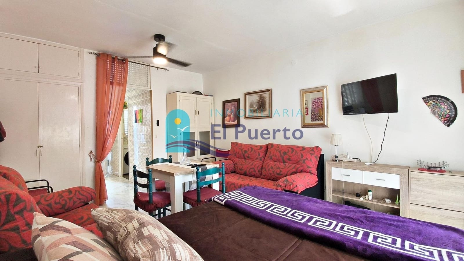 1 chambre Studio à vendre à Puerto de Mazarron - 64 000 € (Ref: 10159816)