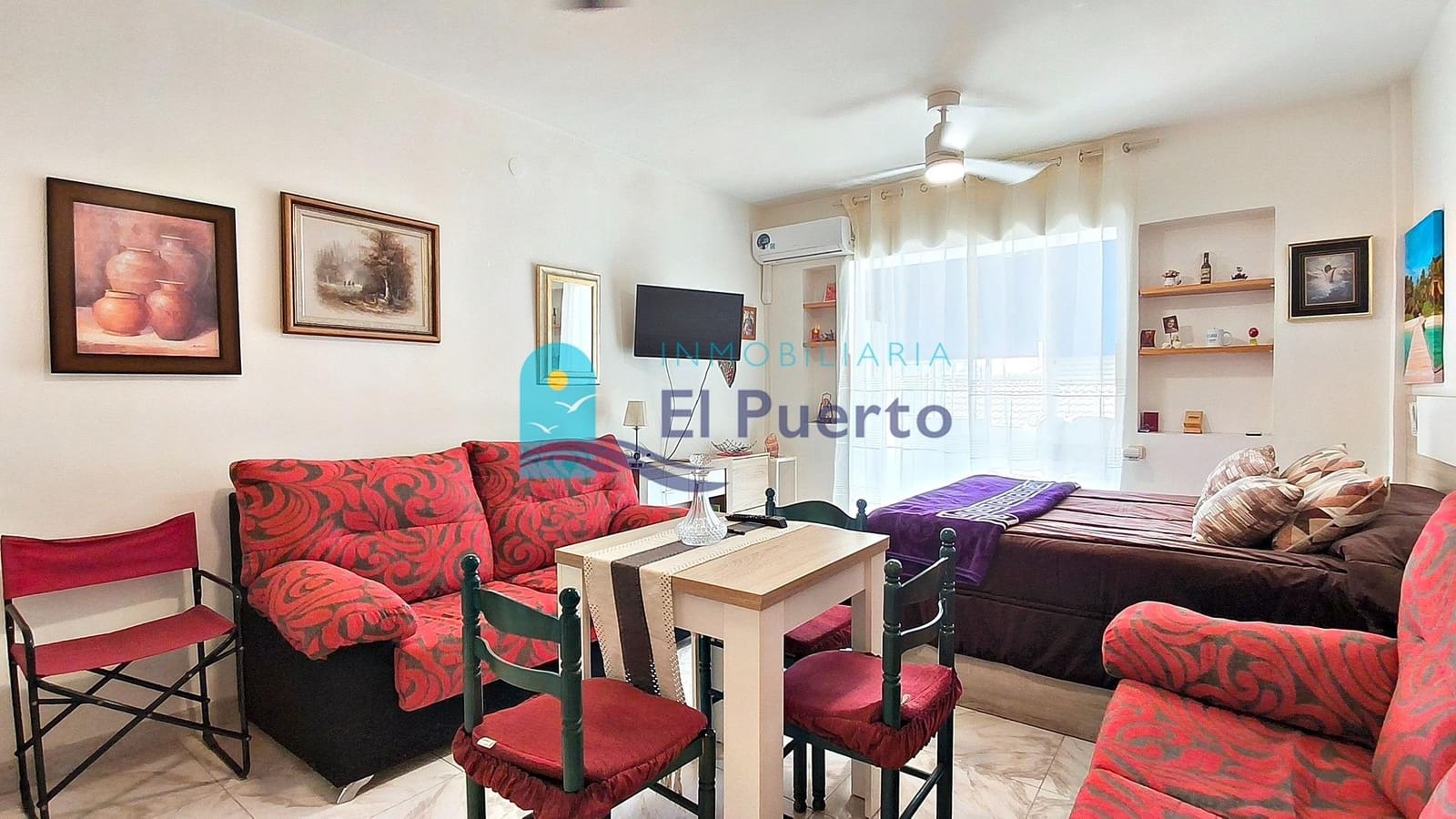 1 chambre Studio à vendre à Puerto de Mazarron - 64 000 € (Ref: 10159816)