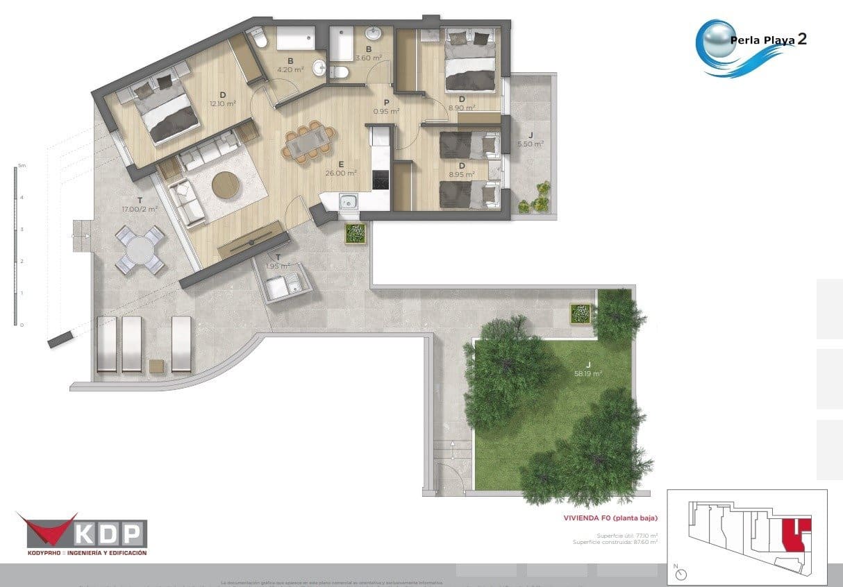 2 chambre Appartement à vendre à Alamillo avec piscine garage - 305 000 € (Ref: 7105566)