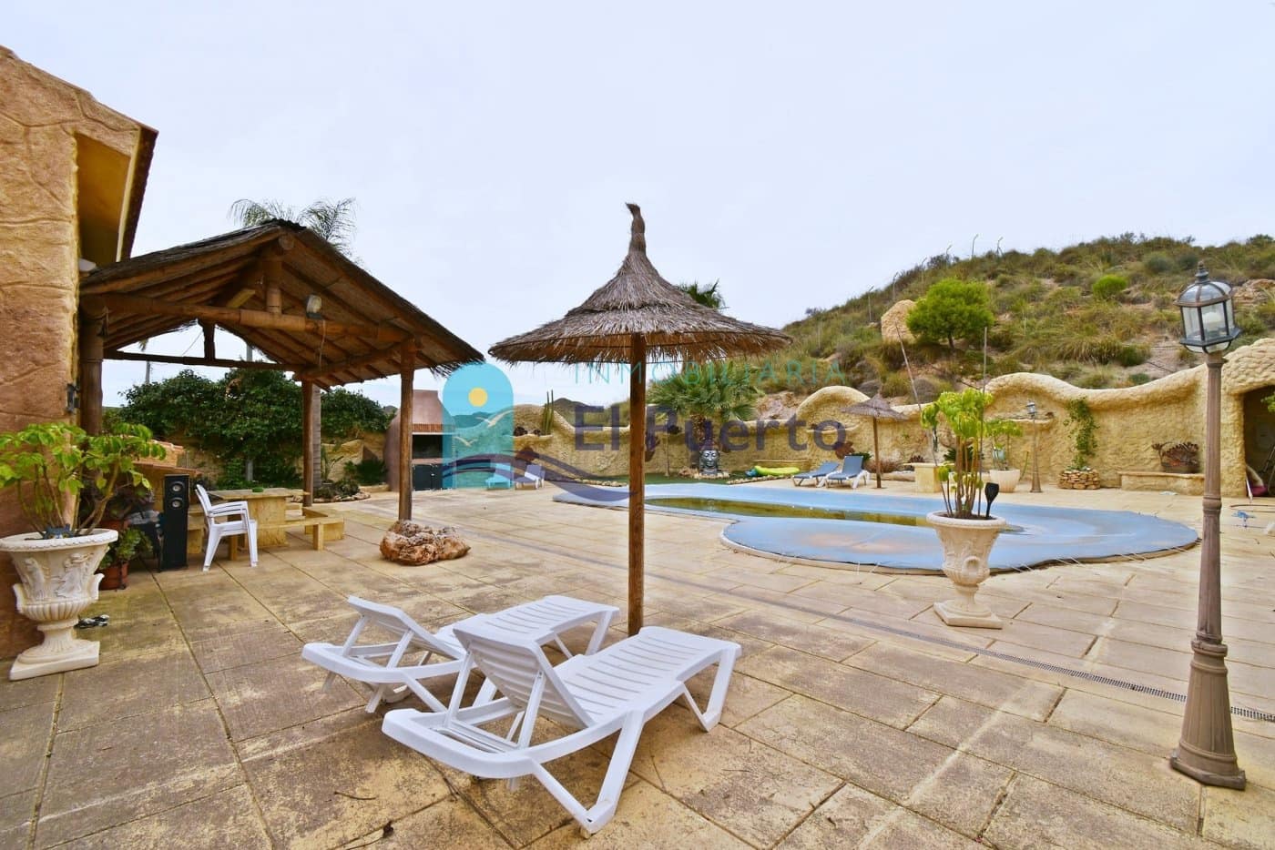 4 soveværelse Finca/Landehus til salg i Mazarron med swimmingpool - € 365.000 (Ref: 7251416)