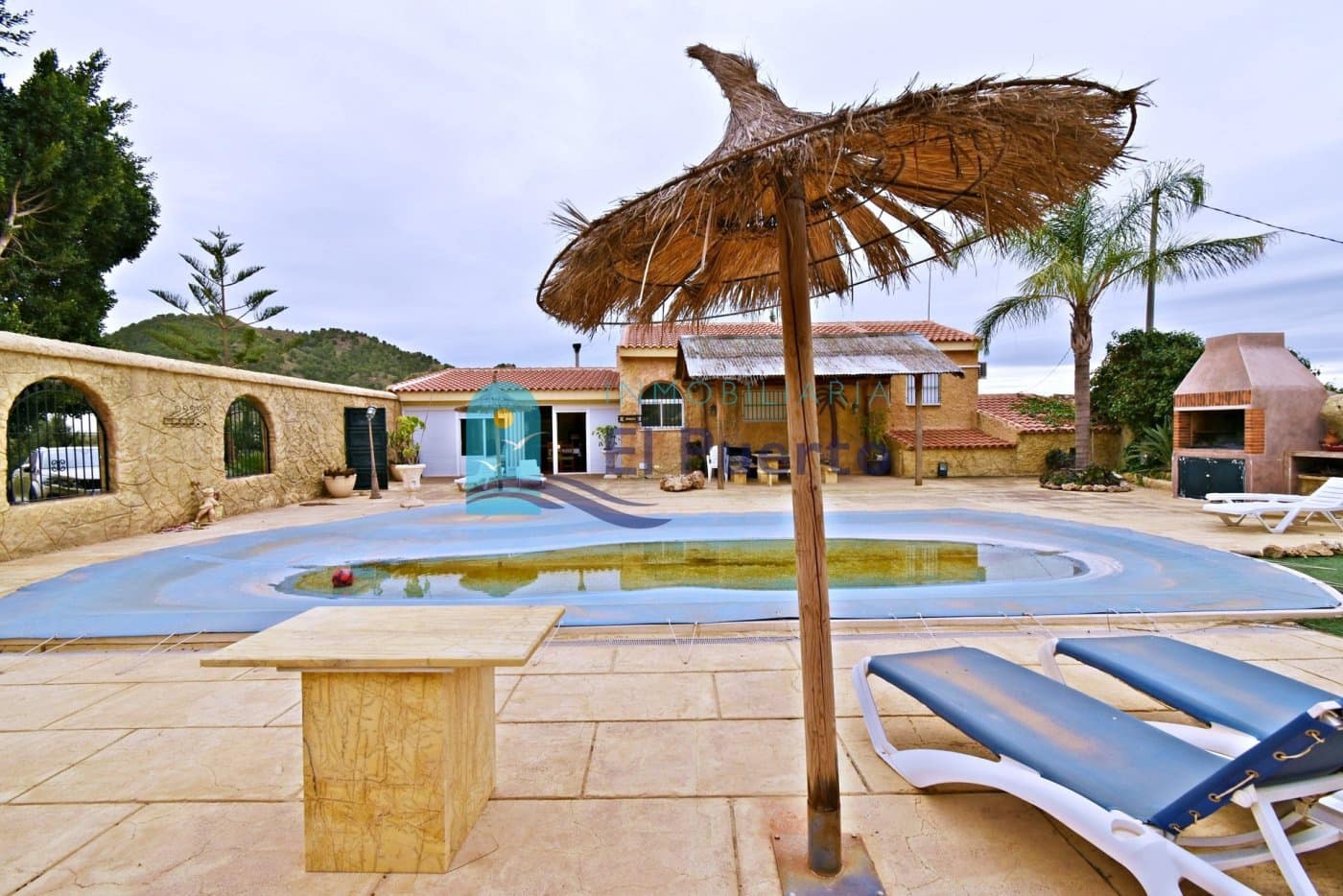 4 soveværelse Finca/Landehus til salg i Mazarron med swimmingpool - € 365.000 (Ref: 7251416)