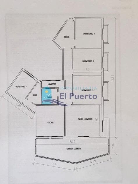 4 sovrum Lägenhet till salu i Puerto de Mazarron - 318 900 € (Ref: 8610788)