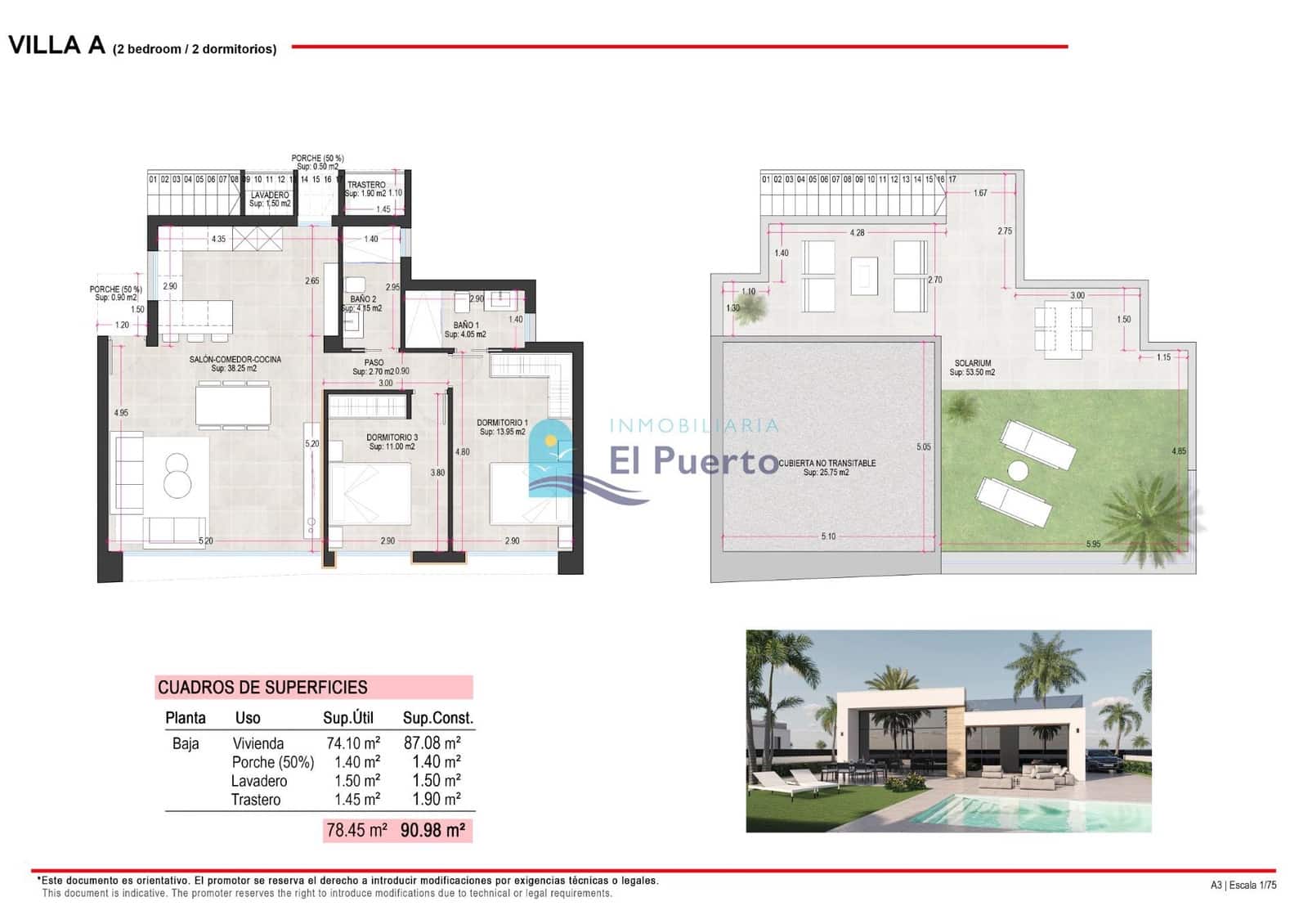 2 quarto Moradia para venda em Condado de Alhama - 269 000 € (Ref: 8857162)