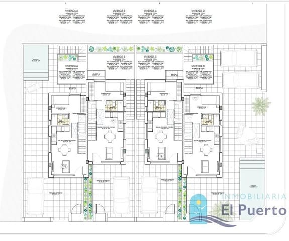 3 slaapkamer Appartement te koop in Puerto de Mazarron, Mazarrón met zwembad - € 350.000 (Ref: 9252077)