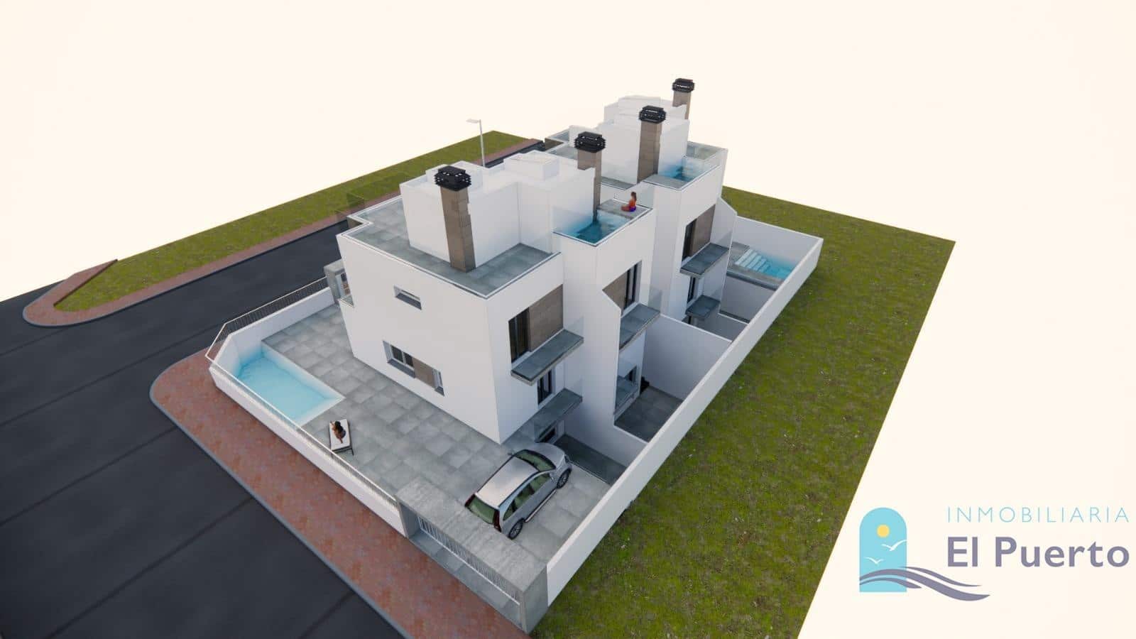 3 slaapkamer Appartement te koop in Puerto de Mazarron met zwembad - € 350.000 (Ref: 9252077)