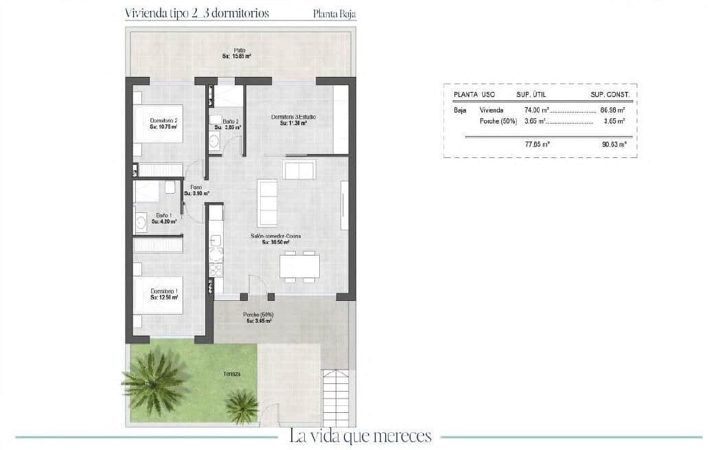 2 slaapkamer Flat te koop in Condado de Alhama - € 251.750 (Ref: 9264653)
