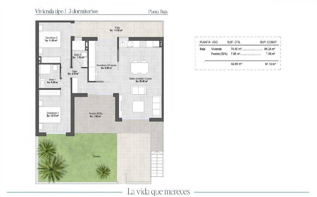 2 slaapkamer Flat te koop in Condado de Alhama - € 251.750 (Ref: 9264653)