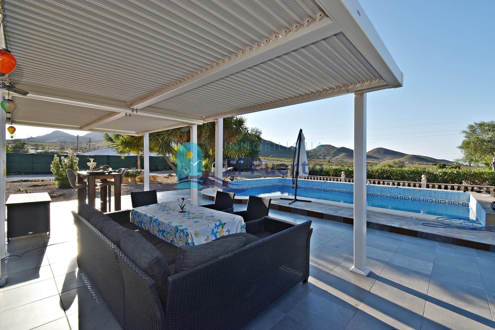 2 soveværelse Finca/Landehus til salg i Fuente Alamo de Murcia med swimmingpool - € 266.000 (Ref: 9297395)