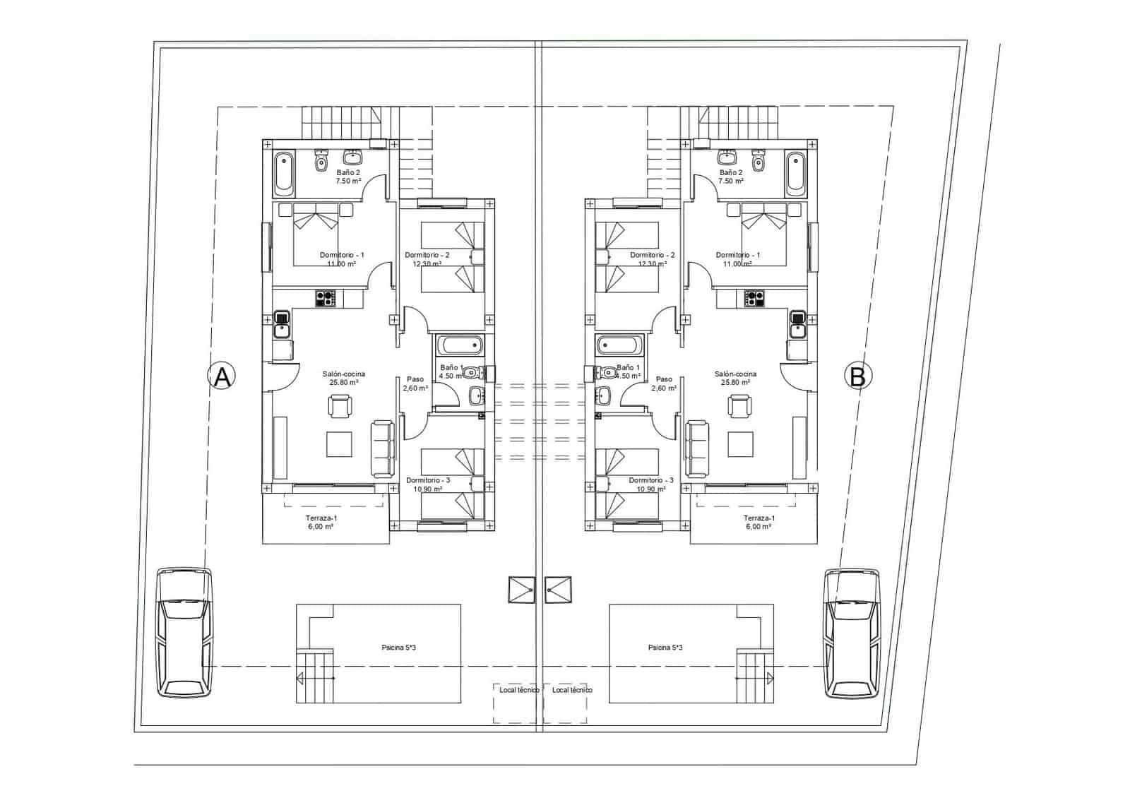 3 slaapkamer Villa te koop in Mazarron met zwembad - € 249.900 (Ref: 9308603)