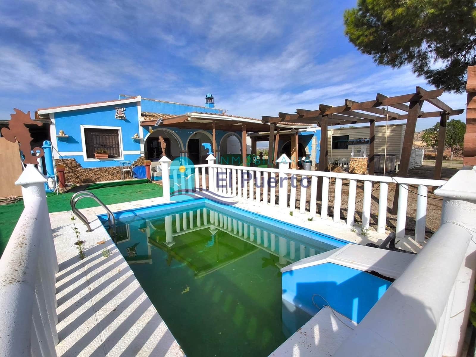 3 soveværelse Finca/Landehus til salg i Mazarron med swimmingpool - € 175.000 (Ref: 9390980)