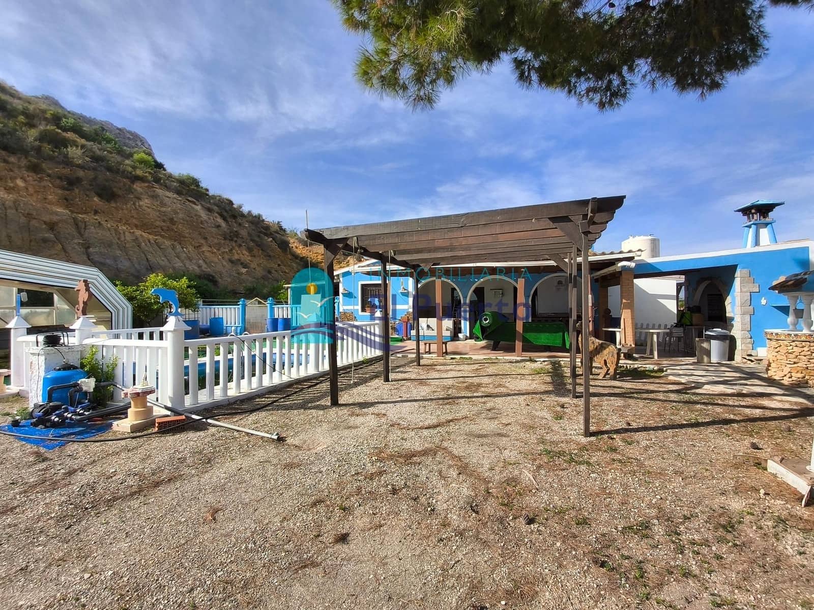 3 soveværelse Finca/Landehus til salg i Mazarron med swimmingpool - € 175.000 (Ref: 9390980)