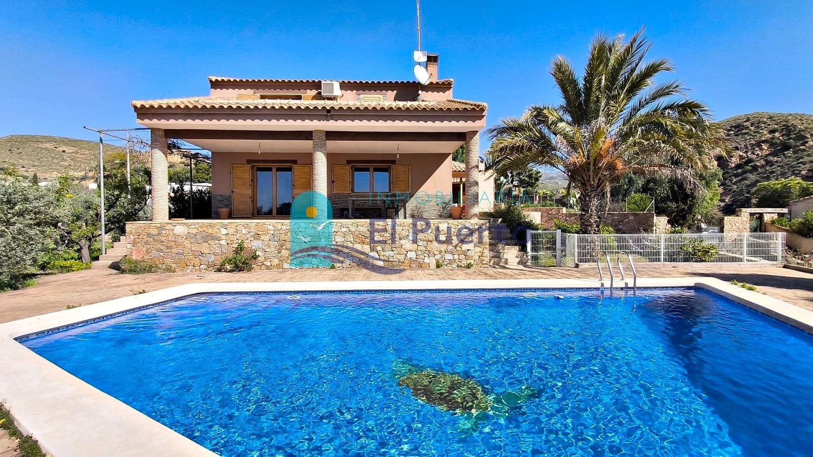 4 makuuhuone Huvila myytävänä paikassa Puerto de Mazarron mukana uima-altaan - 750 000 € (Ref: 9715002)