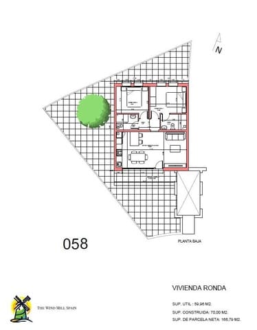 Ático de 2 habitaciones en La Pinilla, Fuente Alamo de Murcia en venta con piscina - 169.119 € (Ref: 9878946)
