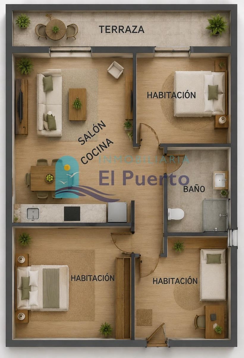 3 soverom Leilighet til salgs i Puerto de Mazarron - € 165 000 (Ref: 9958052)