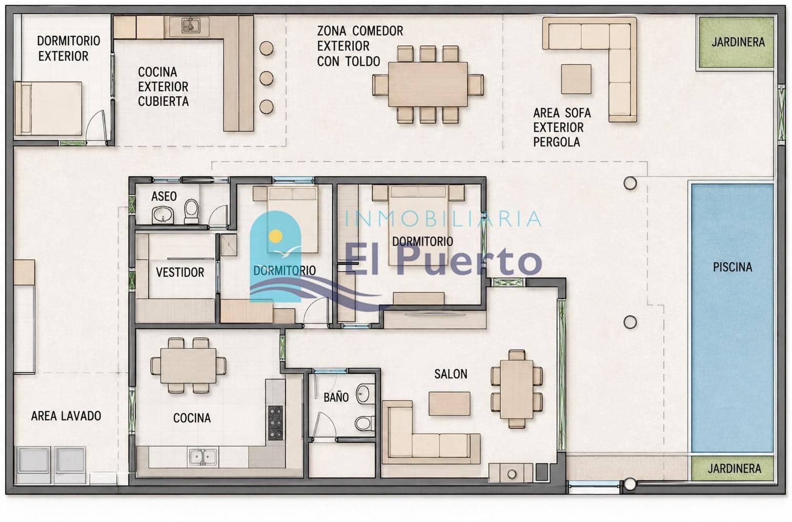 3 soverom Villa til salgs i Alamillo med svømmebasseng - € 315 000 (Ref: 9977406)