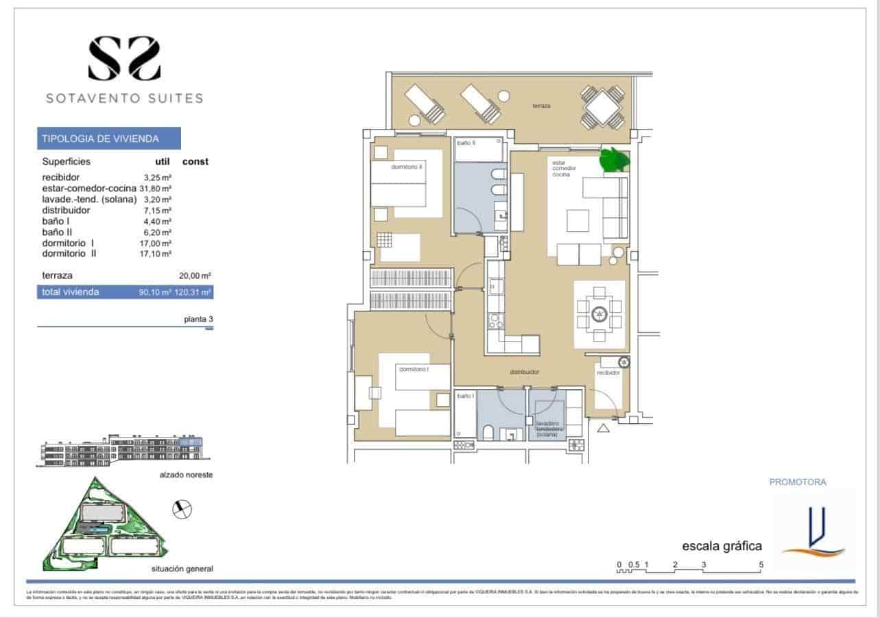 2 slaapkamer Flat te koop in La Tejita met zwembad garage - € 620.000 (Ref: 9452294)
