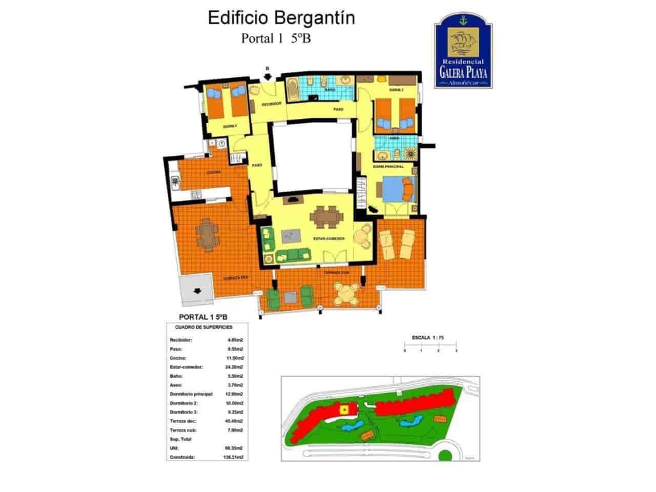 3 soverom Penthouse til salgs i Taramay med svømmebasseng garasje - € 1 200 (Ref: 6912985)