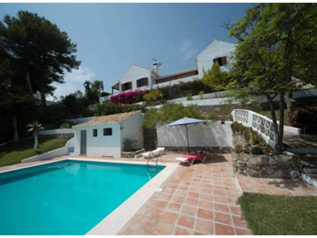 3 sypialnia Willa na kwatery wakacyjne w Almunecar z basenem garażem - 1 500 € (Ref: 6912989)