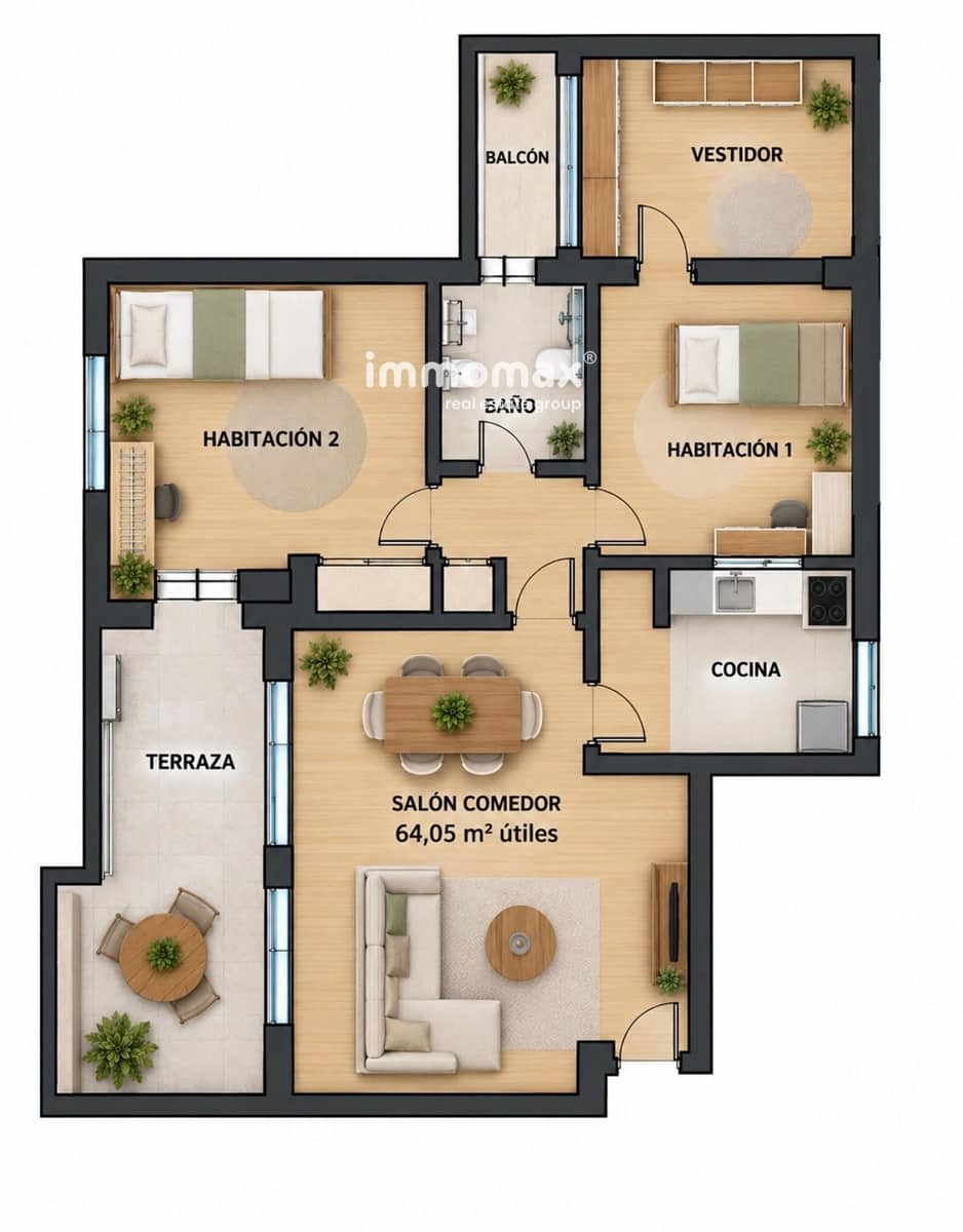 2 bedroom Flat for sale in Castelldefels with garage - € 433,000 (Ref: 10120304)
