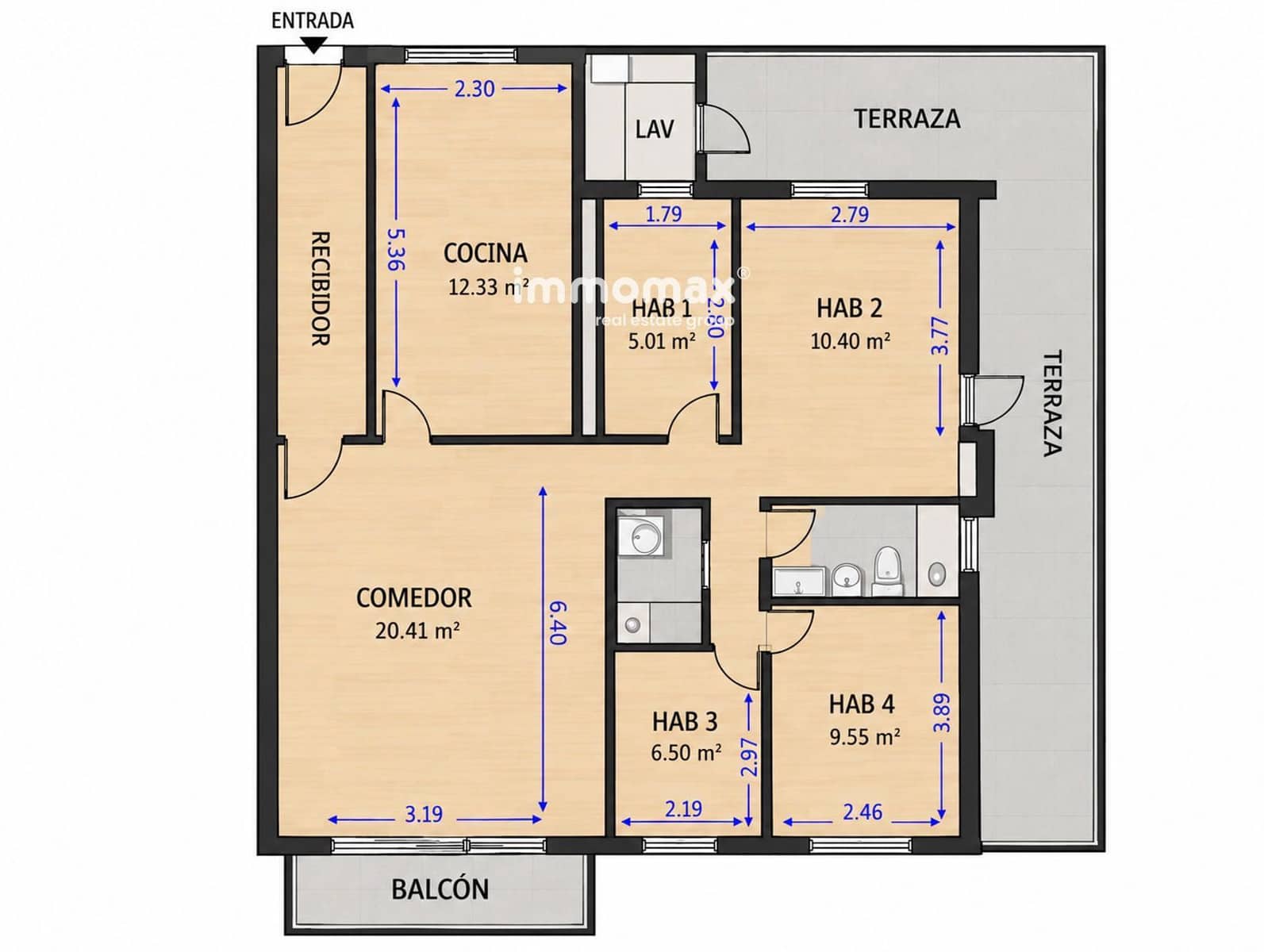 4 chambre Appartement à vendre à L'Hospitalet de Llobregat - 435 000 € (Ref: 10167926)