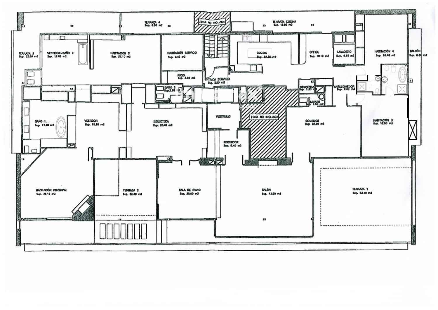 5 soveværelse Penthouse til leje i Barcelona by med garage - € 17.000 (Ref: 8757093)