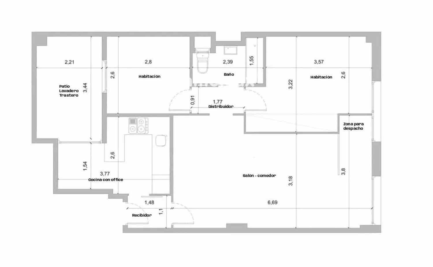 2 sypialnia Mieszkanie na sprzedaż w Sant Feliu de Llobregat - 235 000 € (Ref: 9353955)
