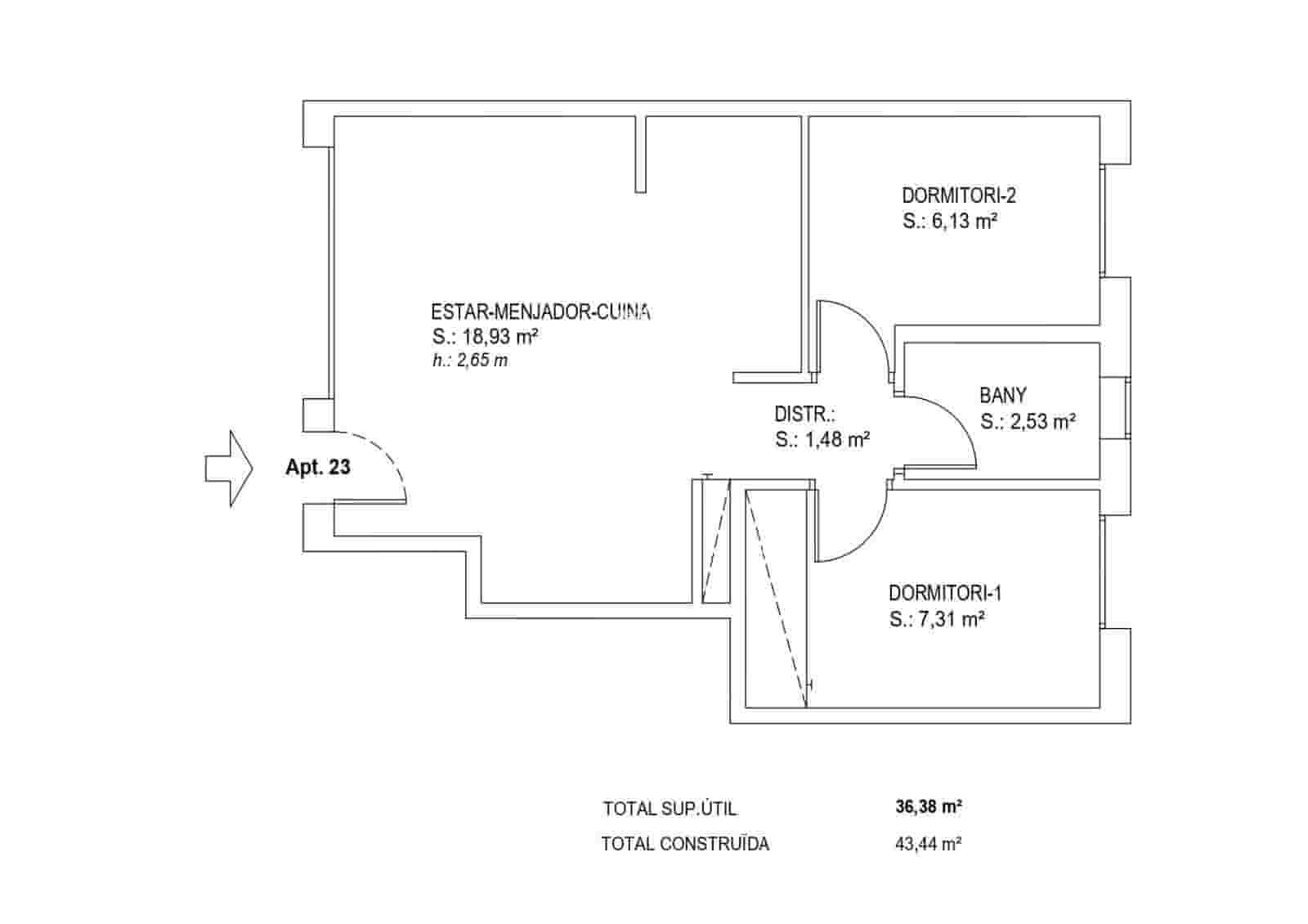 2 quarto Apartamento para venda em Castelldefels com piscina garagem - 250 000 € (Ref: 9473537)