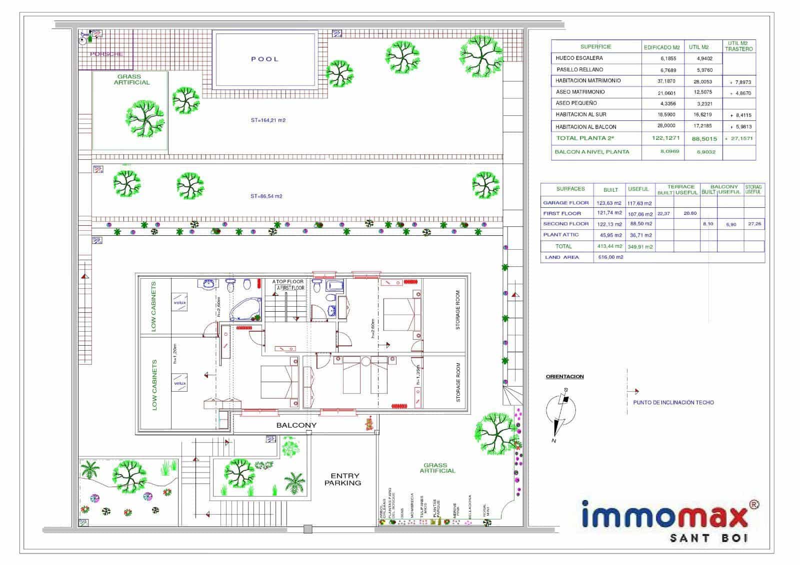 5 makuuhuone Huvila myytävänä paikassa Sant Just Desvern mukana uima-altaan 
autotalli - 1 100 000 € (Ref: 9605444)